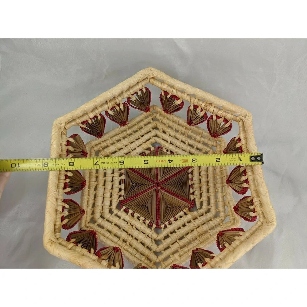 Woven Rattan Basket 3x9 Inch Fruit Bread‎ Display